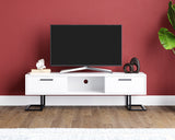 Full Moon TV Stand with 2 Drawers &amp; Shelves