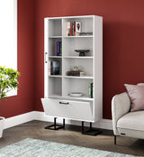 Full Moon Bookshelf with 2 Doors &amp; 4 Shelves