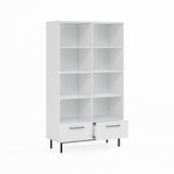 Volga Bookcase with 2 Drawers and 8 Shelves