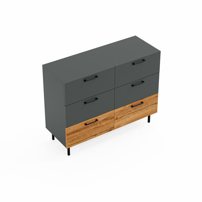 Volga 6 Drawer Dresser