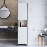 Cora Bathroom Cabinet with 2 Doors &amp; Shelves