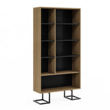 Full Moon Bookshelf with 2 Doors &amp; 4 Shelves