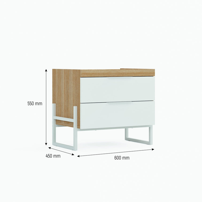 HEKLA 2 ÇEKMECELİ KOMODİN - furmetmoduler