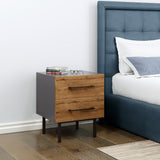 Volga 2 Drawer Nightstand