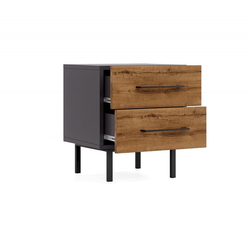 Volga 2 Drawer Nightstand