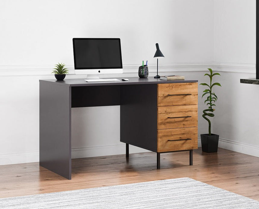 Volga 3 Drawer Desk