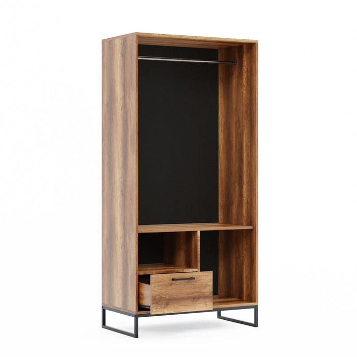 Yukon 2-Door Wardrobe with Shelves &amp; Drawers