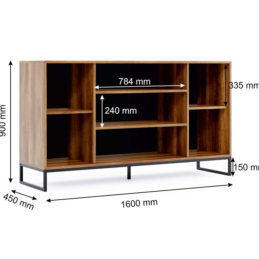 Yukon Console with 4 Doors &amp; Shelves